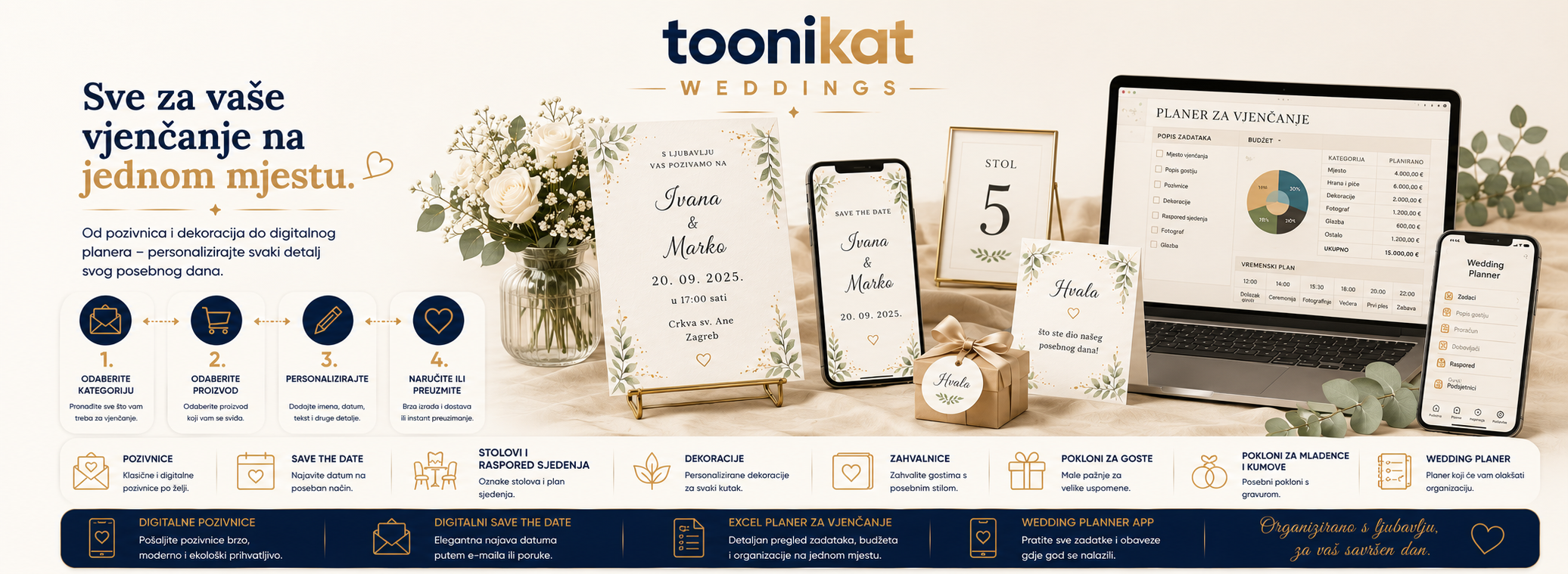 Toonikat Wedding banner v5